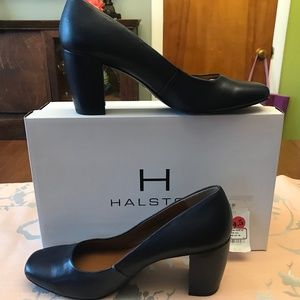 Whitney Halston leather pumps